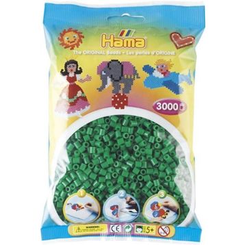 Hama 3000'lik Yeşil Midi Boncuk