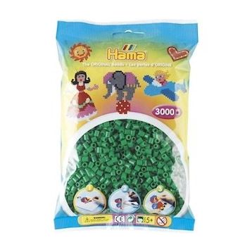 Hama 3000'lik Yeşil Midi Boncuk