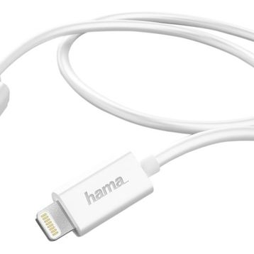 Hama Beyaz Lightning USB Kablo