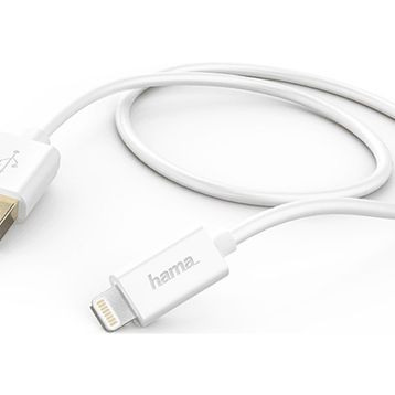 Hama Beyaz Lightning USB Kablo