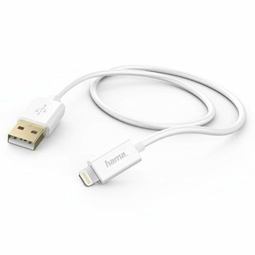 Hama Beyaz Lightning USB Kablo