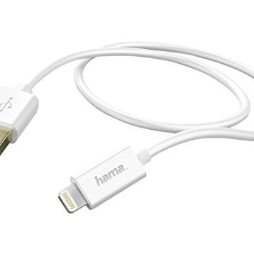 Hama Beyaz Lightning USB Kablo