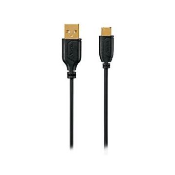 Hama HM.135784 Siyah 0.75 m USB-C Flexi Kablo