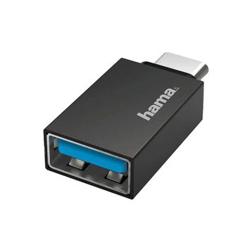 Hama Hm.200311 Siyah Usb-C Fiş- Usb A Soket Adaptör