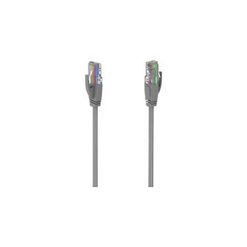 Hama HM.200663 CAT 5e U/UTP 3 mt Gri Ağ Kablosu