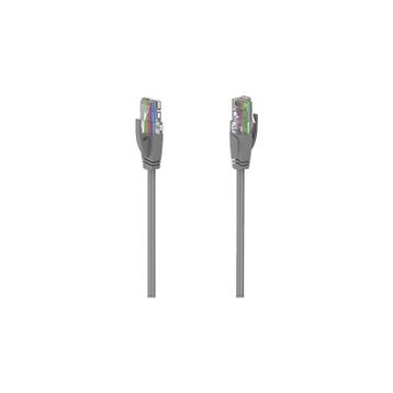 Hama HM.200664 CAT 5E U/UTP 5M RJ45 Gri Ağ Kablosu