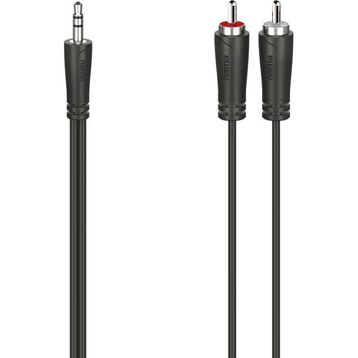 Hama HM.200720 3.5 mm - 2RCA Stereo 2 m Siyah USB Kablo