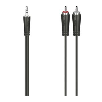 Hama HM.200720 3.5 mm - 2RCA Stereo 2 m Siyah USB Kablo