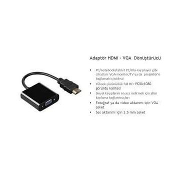 Hama HM 54569 HDMI VGA Dönüştürücü Adaptör