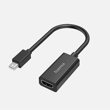 Hama Mini Displayport Fiş HDMI Soket Siyah Adaptör