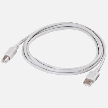 Hama USB 2.0 A B Gri 1.5 m Fiş