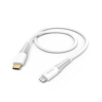 Hama USB-C Lightning 1.5 m Beyaz Hızlı Şarj Data Kablosu