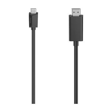 Hama USB-C Plug HDMI Plug Ultra-HD Görüntü Kablosu