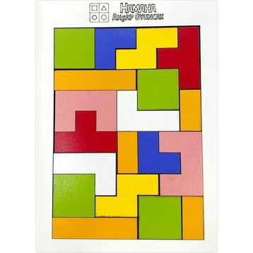 Hamaha Ahşap Eğitici Oyuncak Tetris