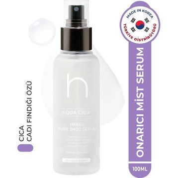 Hamel Aqua Cica Pure Shot Serum 100 ml Bariyer Güçlendirici Nemlendirici Yatıştırıcı Mist Serum