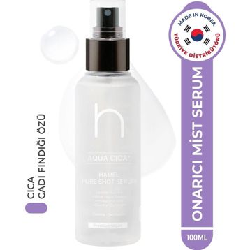 Hamel Aqua Cica Pure Shot Serum 100 ml Bariyer Güçlendirici Nemlendirici Yatıştırıcı Mist Serum