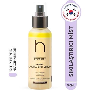 Hamel Double Shot Serum 12 Tip Peptid Premium Vegan 100 ml Sıkılaştırıcı Güçlendirici Mist Serum