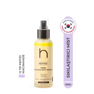 Hamel Double Shot Serum 12 Tip Peptid Premium Vegan 100 ml Sıkılaştırıcı Güçlendirici Mist Serum