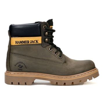 Hammer Jack 102 16600-G-687 Haki Kadın Bot