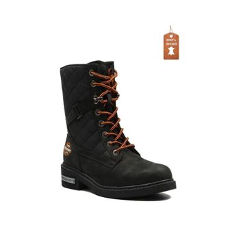 Hammer Jack 15945 Deri Postal Siyah Kadın Bot