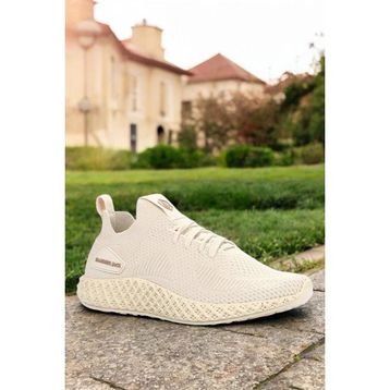 Hammer Jack 460 214 Zeloni Kemik Renk Tam Ortopedik Sneaker Kadın Günlük Spor Ayakkabı