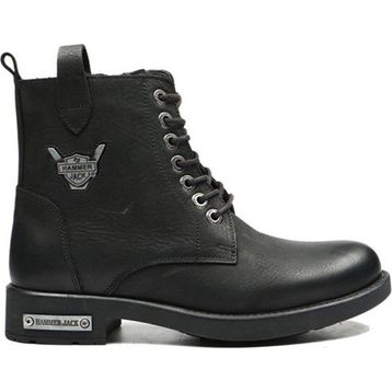 Hammer Jack Merdane Siyah Yıkama Nubuk Erkek Bot