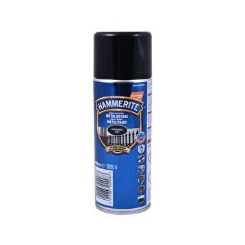 Hammerite 400 ml Boya Siyah Düz Sprey
