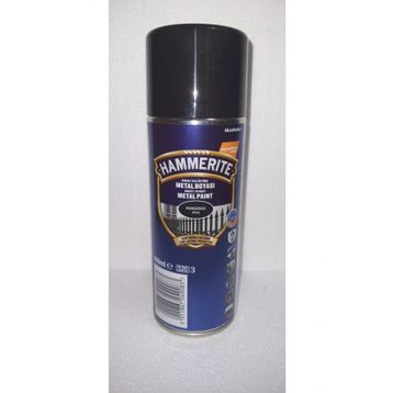 Hammerite 400 ml Boya Siyah Düz Sprey
