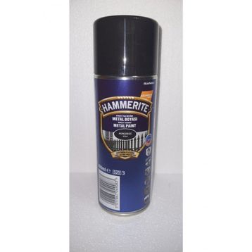 Hammerite 400 ml Boya Siyah Düz Sprey