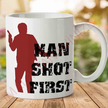 Han Solo Star Baskılı Kupa Bardak