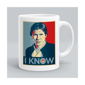 Han Solo Star Baskılı Kupa Bardak