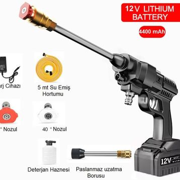 Handwerker 12v 4400 mAh Lityum Akülü Basınçlı Sprey İlaçlama Makinesi
