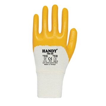 Handy HN-06 Sarı Nitril İş Eldiveni