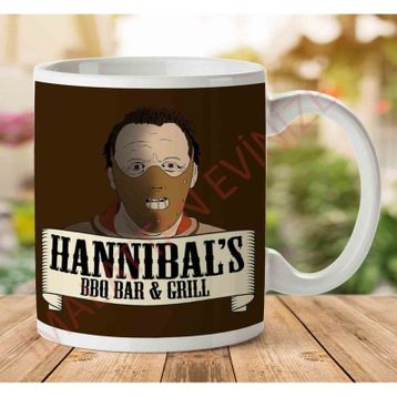 Hannibals Bbq Bar And Grill Baskılı Kupa