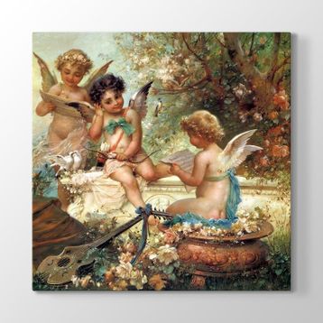 Hans Zatzka - Musician Angels Tablosu