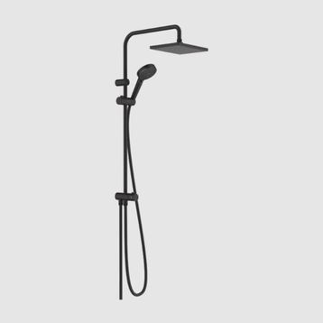 Hansgrohe 26289670 Vernis Shape 230 Reno Ecosmart Satin Siyah Duş Kolonu