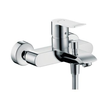 Hansgrohe 31480000 Metris Tek Kollu Aplike Krom Banyo Bataryası