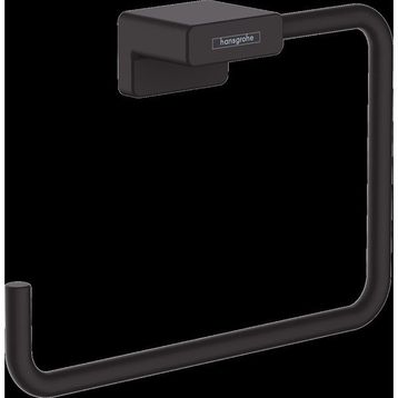 Hansgrohe AddStoris Siyah Krom Havluluk