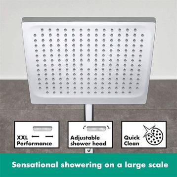 Hansgrohe Crometta E Duş Kolonu 240 1 Jet Krom Banyo Termostatı