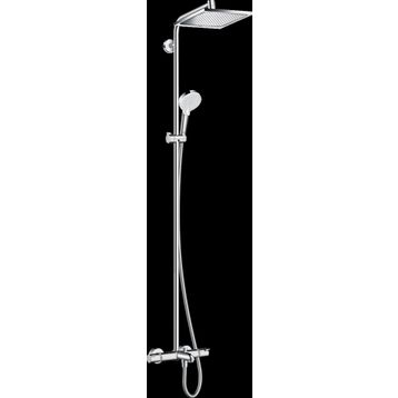 Hansgrohe E240 Crometta Termostatik Kolonlu Duş Seti