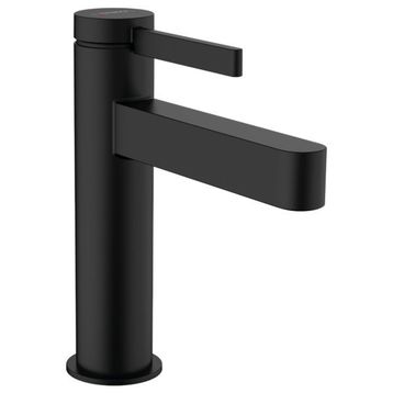 Hansgrohe Finoris Siyah Tek Kollu Lavabo Bataryası
