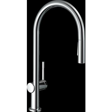 Hansgrohe HG72800000 210 Çekilebilir El Duşu 2 Jet Krom Talis M54 Tek Kollu Eviye Bataryası
