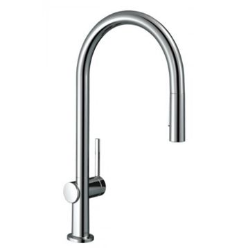 Hansgrohe HG72800000 210 Çekilebilir El Duşu 2 Jet Krom Talis M54 Tek Kollu Eviye Bataryası