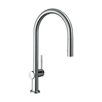 Hansgrohe HG72800000 210 Çekilebilir El Duşu 2 Jet Krom Talis M54 Tek Kollu Eviye Bataryası