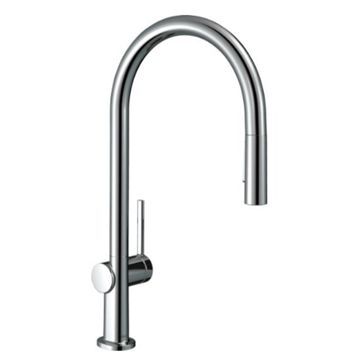 Hansgrohe HG72800000 210 Çekilebilir El Duşu 2 Jet Krom Talis M54 Tek Kollu Eviye Bataryası