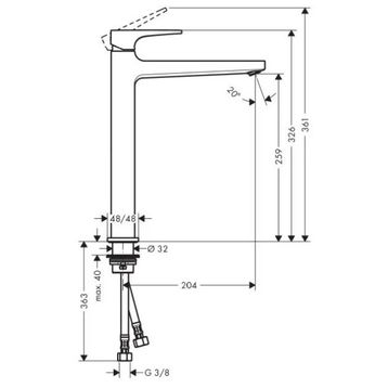 Hansgrohe Metropol Lavabo Bataryası