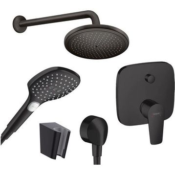 Hansgrohe Talis E Satin Siyah Ankastre Duş Seti