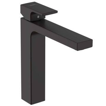 Hansgrohe Vernis Shape 190 Sifon Kumandalı Satin Siyah Lavabo Bataryası