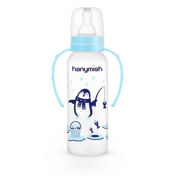 Hanymish Mavi 240 ml Kulplu PP Biberon