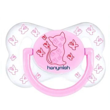 Hanymish No1 - Pembe 109 Şeffaf Damaklı Emzik